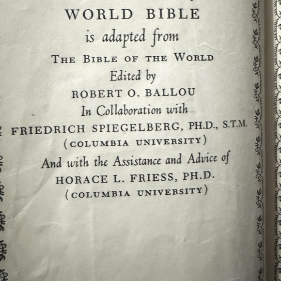 Viking Portable Library World Bible Robert Ballou Vintage Cloth Hardcover Book - Picture 8 of 12